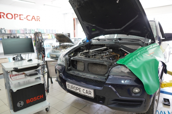 Чип-тюнинг, отключение сажевого фильтра и ЕГР на BMW X5 в Краснодаре