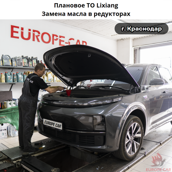 Плановое ТО китайских автомобилей Lixiang L6, L7, L8, L9 (Air, Pro, Max), Ultra, Mega