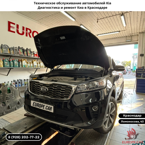 Техническое обслуживание Kia. Замена масла Киа, русификация, диагностика и ремонт, чип-тюнинг и другое
