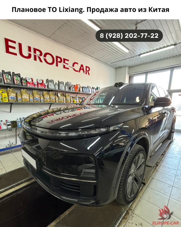 Плановое ТО китайских автомобилей Lixiang. Продажа автомобилей из Китая. Доставка в любой город РФ