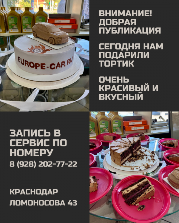 Автосервис Europe-Car в центре Краснодара. Русификация, плановое ТО, чип-тюнинг и многое другое